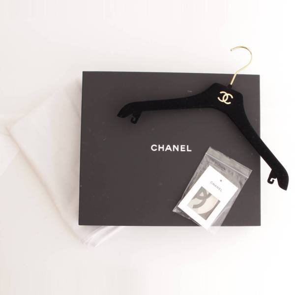 シャネル(Chanel) 21SS シルククレープ ココマーク ドレス ワンピース 