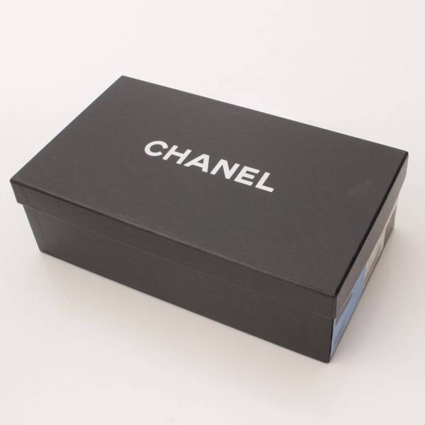 シャネル(Chanel) ソフトキャビアスキン バレリーナ フラットパンプス