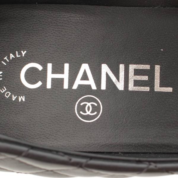 シャネル(Chanel) ココマーク マトラッセ レザー パンプス G31659 ブラック 36 1/2 C 中古 通販 retro レトロ