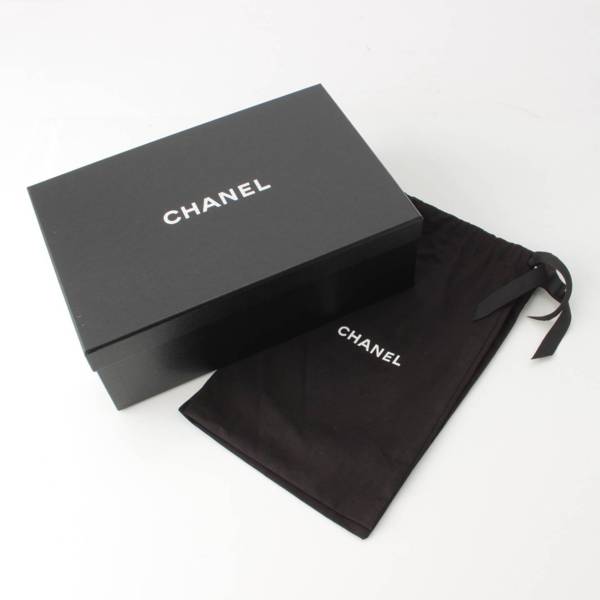シャネル Chanel 23A ココマーク マトラッセ バレリーナ パンプス シューズ G45047 ブラック 38 中古 通販 retro レトロ