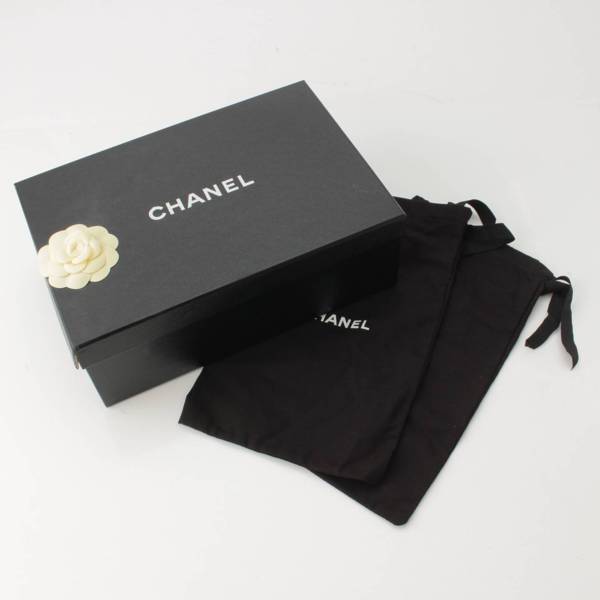 シャネル Chanel 20A ココマーク バックストリング ツイードパンプス G31318 ピンク 36 中古 通販 retro レトロ