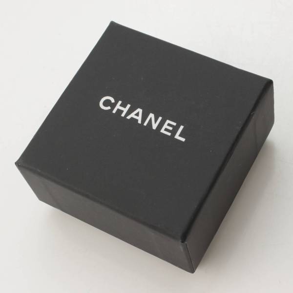 シャネル(Chanel) B16 ココマーク Fパール リボン ピアス シルバー