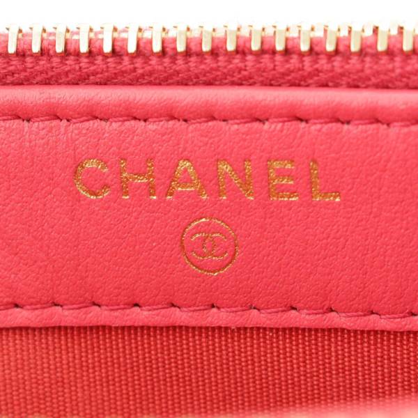 シャネル(Chanel) マトラッセ パール装飾 ラムスキン チェーン