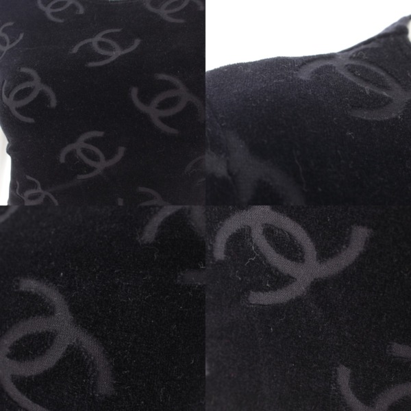 シャネル(Chanel) ベロア 半袖 ココマーク ショート丈 Tシャツ 