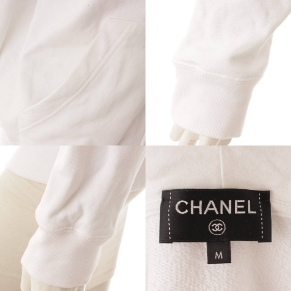 シャネル(Chanel) 20P グラフティ ロゴ ジップアップ パーカー