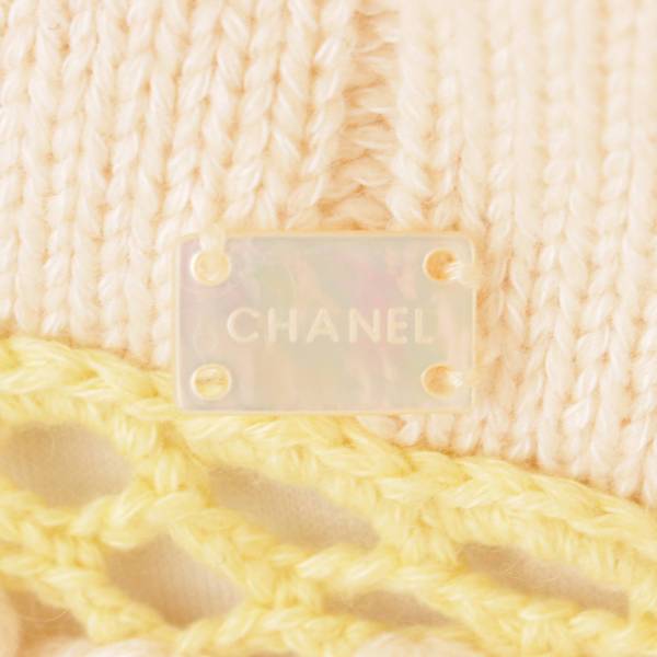 シャネル(Chanel) カシミヤ混 フロントオープン ニットカーディガン