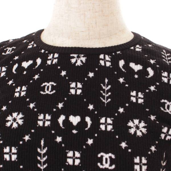 シャネル(Chanel) ココマーク 半袖 ニット セーター トップス P62572