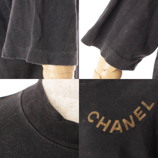 シャネル(Chanel) ヴィンテージ ロゴ 半袖 Tシャツ トップス ...