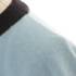 カシミヤ 半袖 ココマーク釦 ロゴ刺繍 ニット セーター トップス ライトブルー