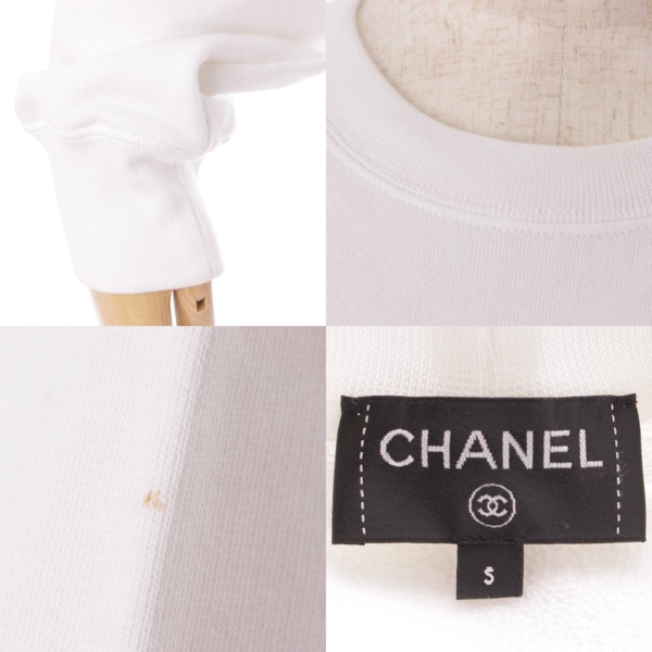 シャネル(Chanel) 20P カメリア スパンコール スウェットシャツ 