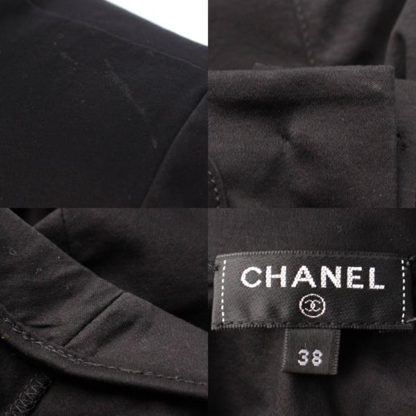 シャネル(Chanel) ココボタン コットン 長袖 カットソー トップス P55398 ブラック 38 中古 通販 retro レトロ