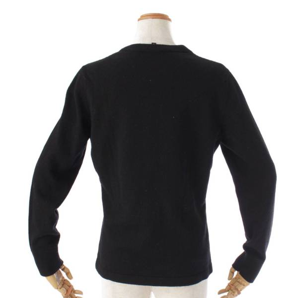 シャネル(Chanel) 20K グリポアモチーフ 長袖 ロゴ ニット セーター