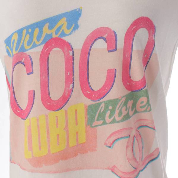 シャネル(Chanel) 17C ココキューバ コットン 半袖 Tシャツ トップス 