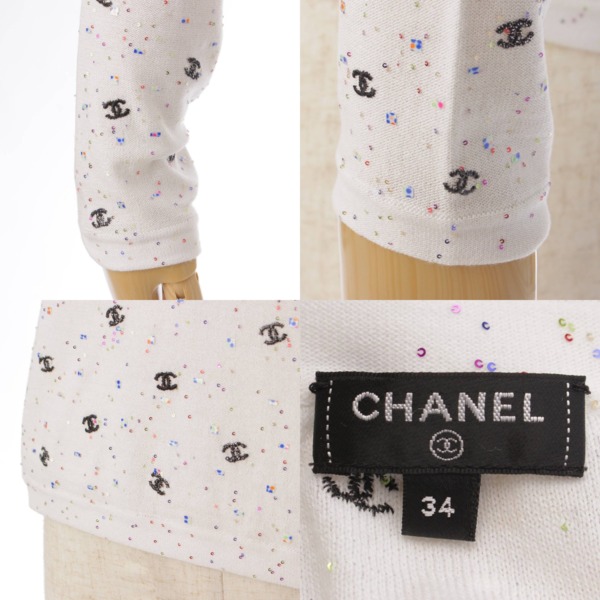 シャネル(Chanel) 20S ココマーク エンブロイダリー スパンコール
