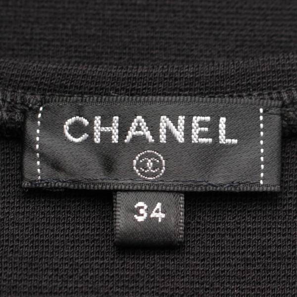 シャネル Chanel 20A フリル ココマーク カメリアブローチ付き 