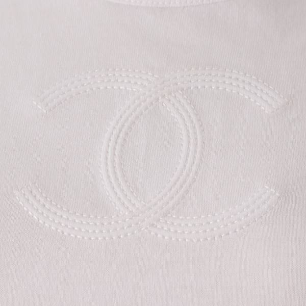シャネル Chanel 20年 ココマーク コットン 半袖 Tシャツ P62861 ...