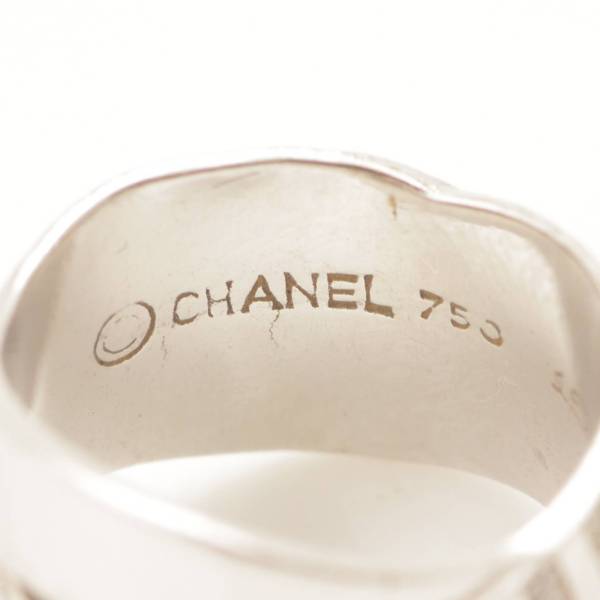 シャネル(Chanel) ボルディック ダイヤ リング 指輪 750 K18WG 10.9g 