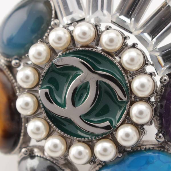 シャネル Chanel 06C カラーストーン フェイクパール ラインストーン リング 指輪 マルチカラー 12号 中古 通販 retro レトロ