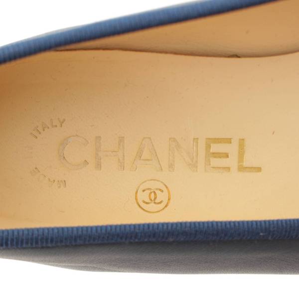 シャネル(Chanel) ココマーク フラット パンプス バレエシューズ