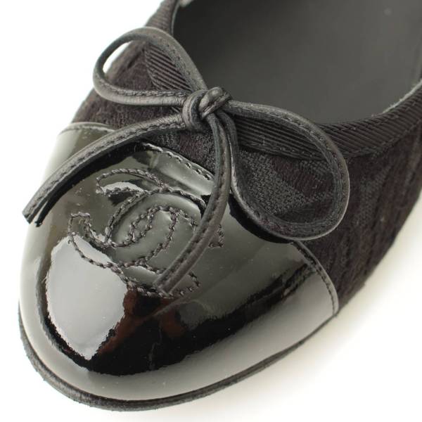 シャネル(Chanel) 14C BALLERINES バレリーナ レース フラットパンプス