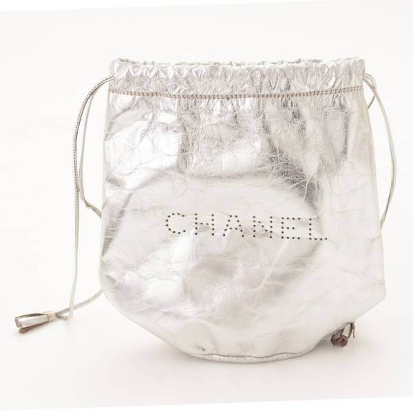 シャネル(Chanel) カーフレザー ココマーク ポーチ付 ルームシューズ