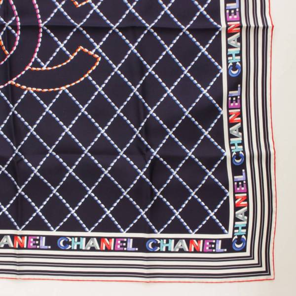 シャネル(Chanel) ココマーク シルク スカーフ マルチカラー 中古 通販 