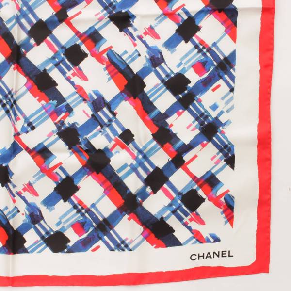 CHANEL シャネル エアーライン シルクスカーフ-