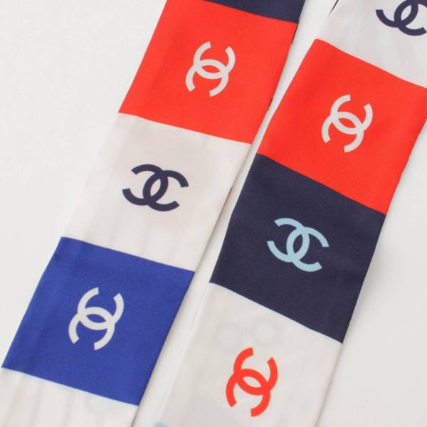 シャネル(Chanel) ココマーク 小物アイコン シルク ツイル スカーフ マルチカラー 中古 通販 retro レトロ