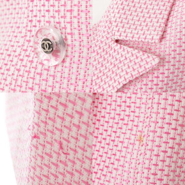 シャネル(Chanel) ココマーク セットアップ 97C ロングジャケット スカート ピンク 34 中古 通販 retro レトロ