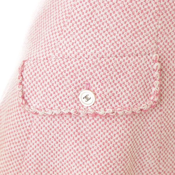 シャネル(Chanel) 97P ココボタン ツイード ジャケット スカート
