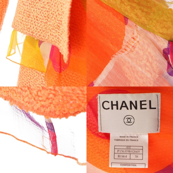 Chanel トップス　pink \u0026 tangerine