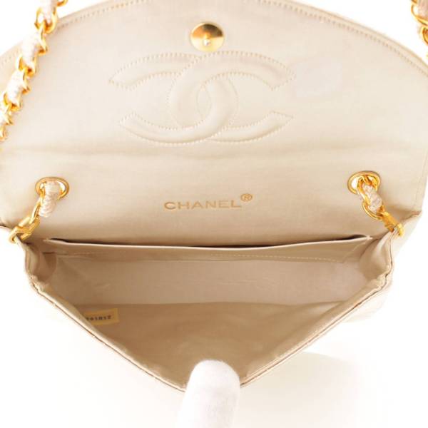 シャネル(Chanel) マトラッセ ラインストーン サテン チェーン