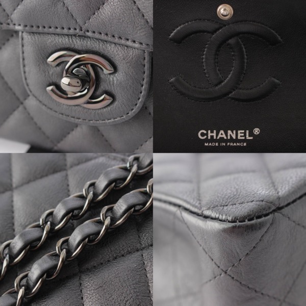 シャネル Chanel 24番台 マトラッセ25 カーフスキン チェーンショルダーバッグ A01112 ソーブラック 中古 通販 retro レトロ