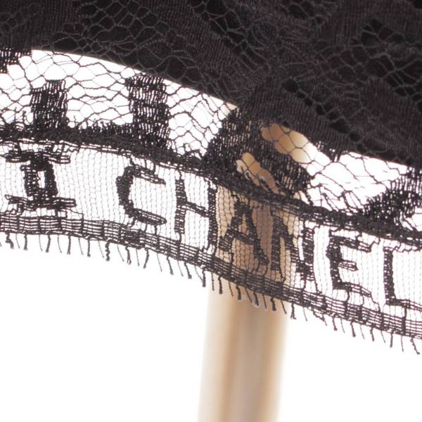 シャネル(Chanel) 98A ココマーク ロゴ レース刺繍 タイトスカート ...