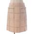 21B ココマーク ウインドペーン ツイード ラメ スカート P71203 ピンク