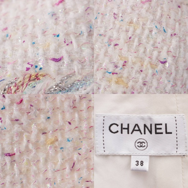 シャネル Chanel 18SS ココマーク ツイード 台形 ミニスカート P58774 