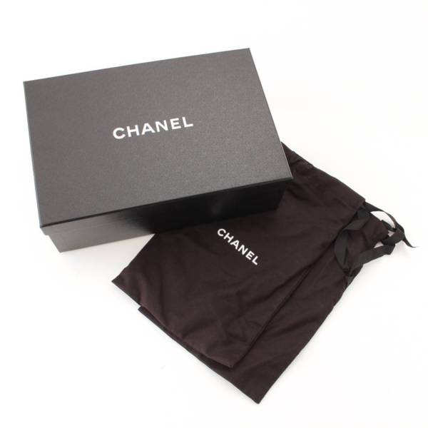 シャネル(Chanel) 19P チェーン ストラップサンダル G33800 グレー 38C