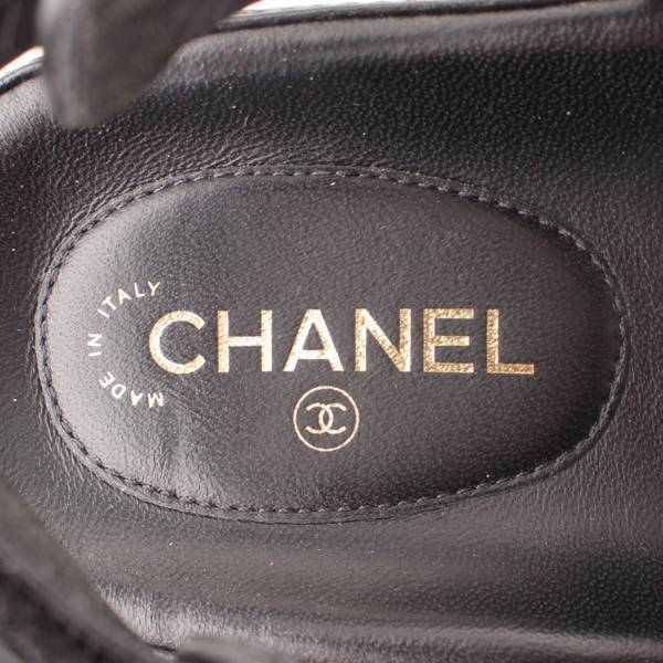 シャネル(Chanel) 21C ココマーク マトラッセ フッドヘッドサンダル ...