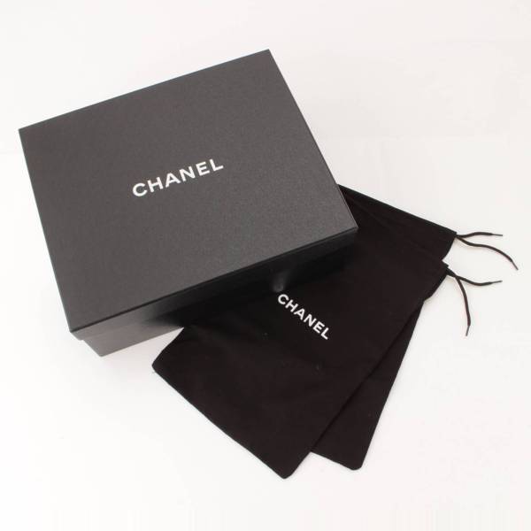 シャネル(Chanel) マトラッセ ココマーク サテン スポーツサンダル