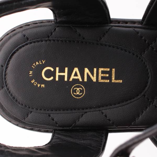シャネル(Chanel) 16C ラムスキン ココマーク チェーン ストラップ 