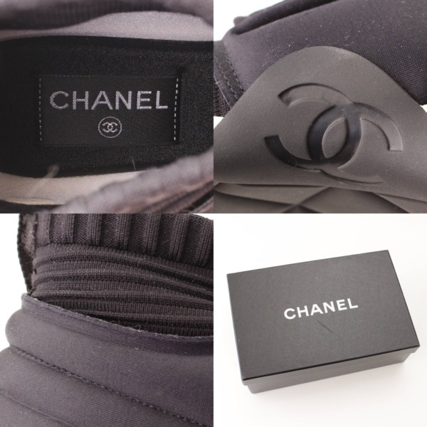シャネル(Chanel) 17AW ココマーク ロゴニット ソックス