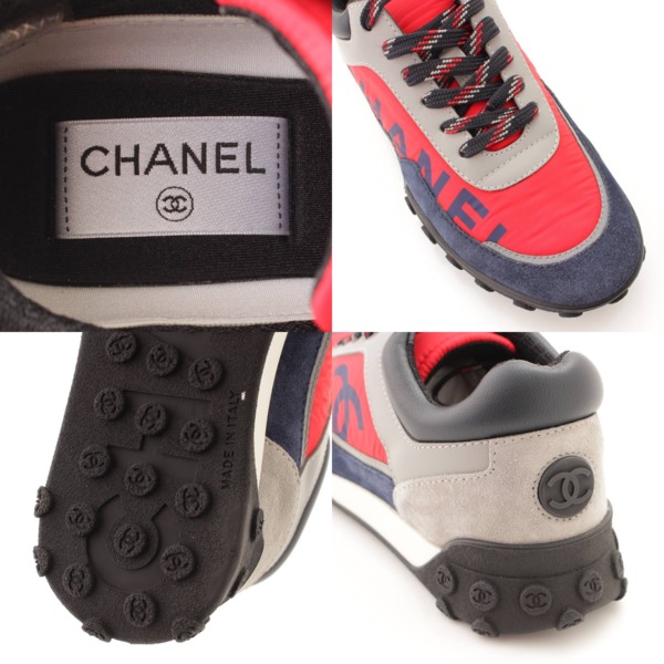 シャネル(Chanel) 18B ココマーク ロゴ スニーカー G34086 ネイビー 36 中古 通販 retro レトロ