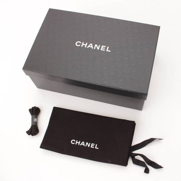 シャネル(Chanel) 20B ココマーク ニット ロゴ スニーカー G35549 