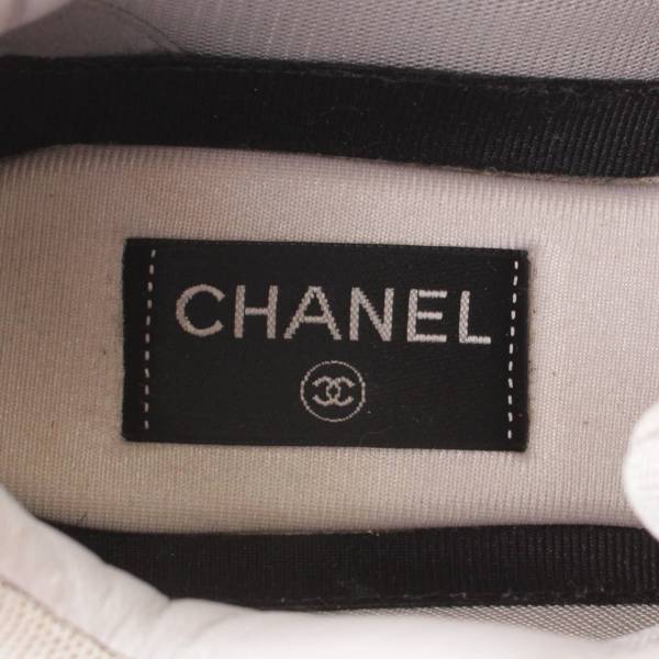 シャネル(Chanel) 19C ココマーク ナイロン スエード スニーカー