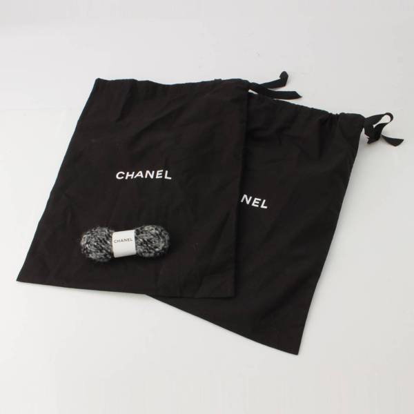 シャネル(Chanel) 22N ココマーク ココネージュ ツイード レースアップ