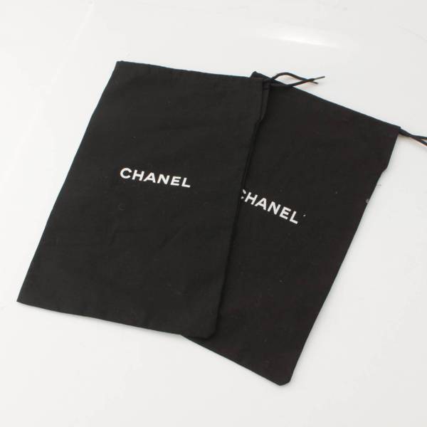 シャネル Chanel ココマーク ナイロン×スエード レースアップ
