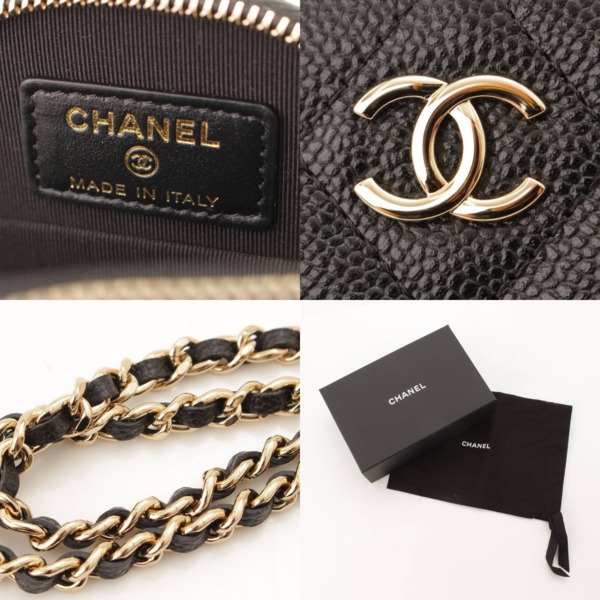 シャネル(Chanel) 22C キャビア マトラッセ スモール ヴァニティー バッグ AP2502 ブラック 31番台 中古 通販 retro レトロ