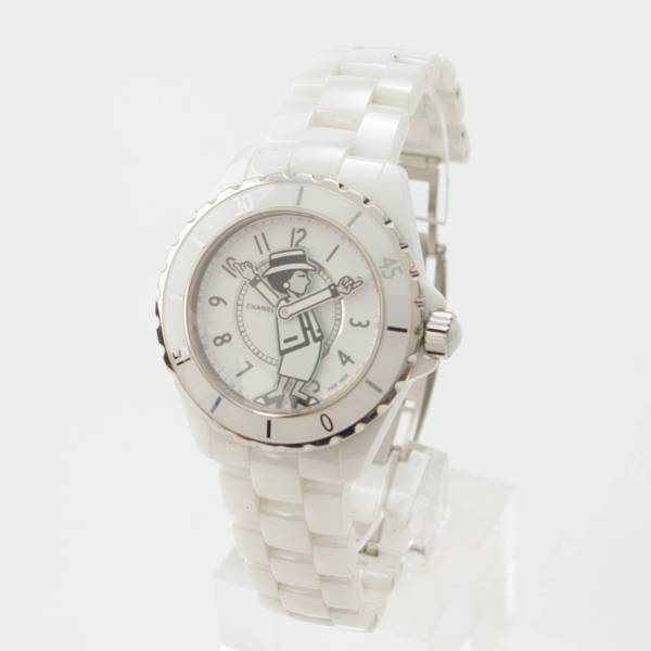 シャネル(Chanel) J12 世界限定555本 H5241 マドモアゼル セラミック 腕時計 RFG25387 ホワイト 中古 通販 retro  レトロ