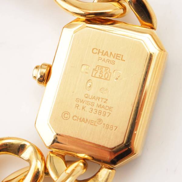 シャネル(Chanel) プルミエール ダイヤモンド 腕時計 18K 750 H0113 