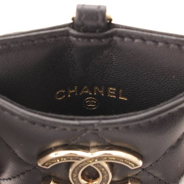 シャネル(Chanel) マトラッセ チェーンストラップ カードケース A01745